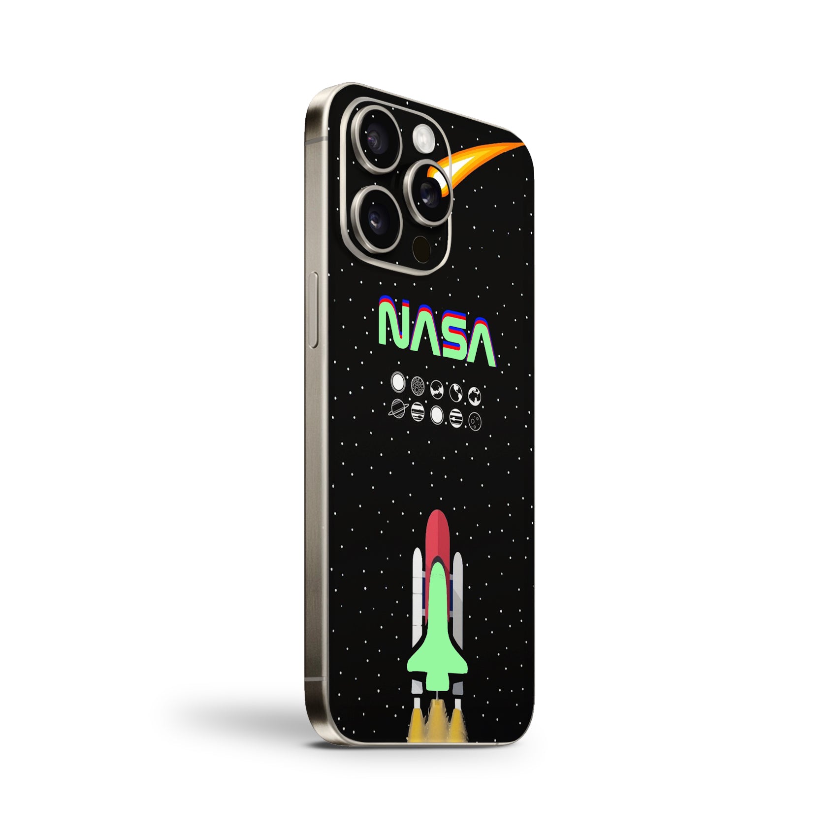 NASA Neon Mobile Skin