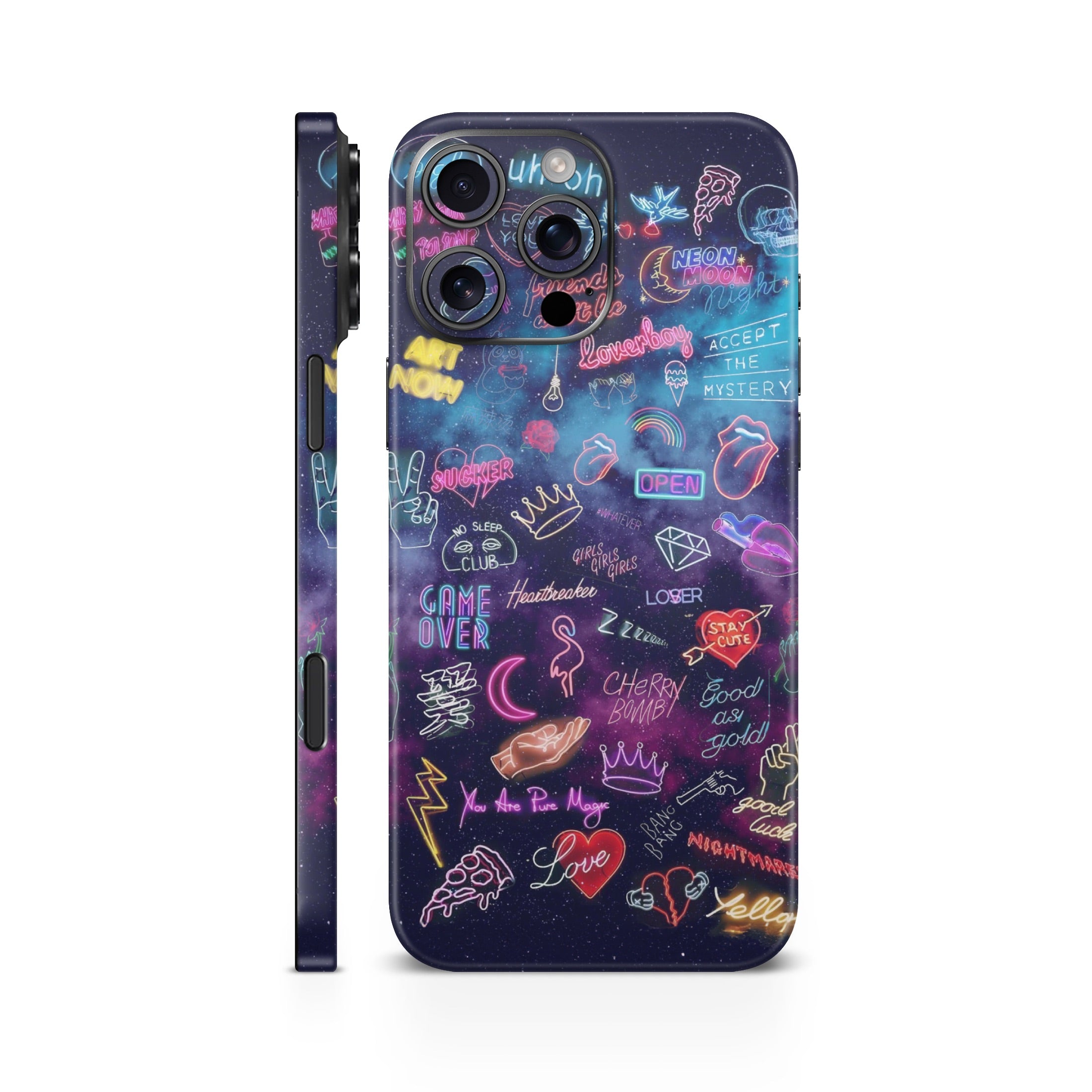 Neon Abstract 1 Mobile Skin