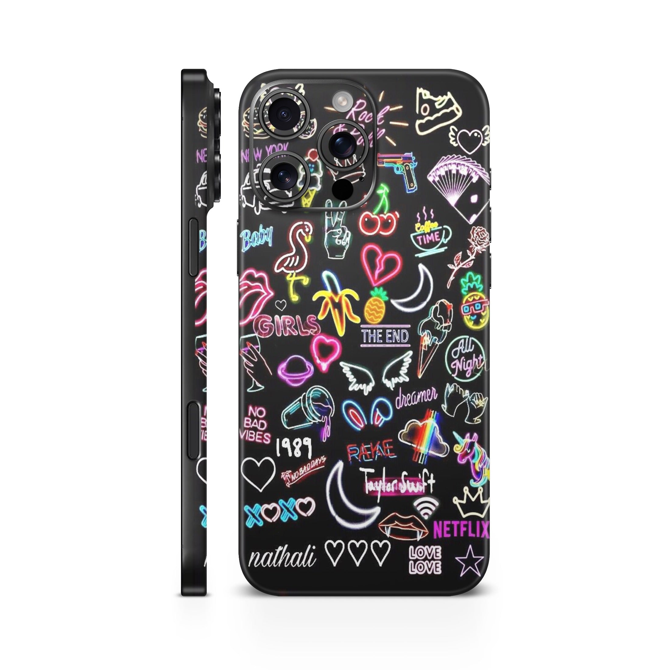 Neon Abstract 2 Mobile Skin