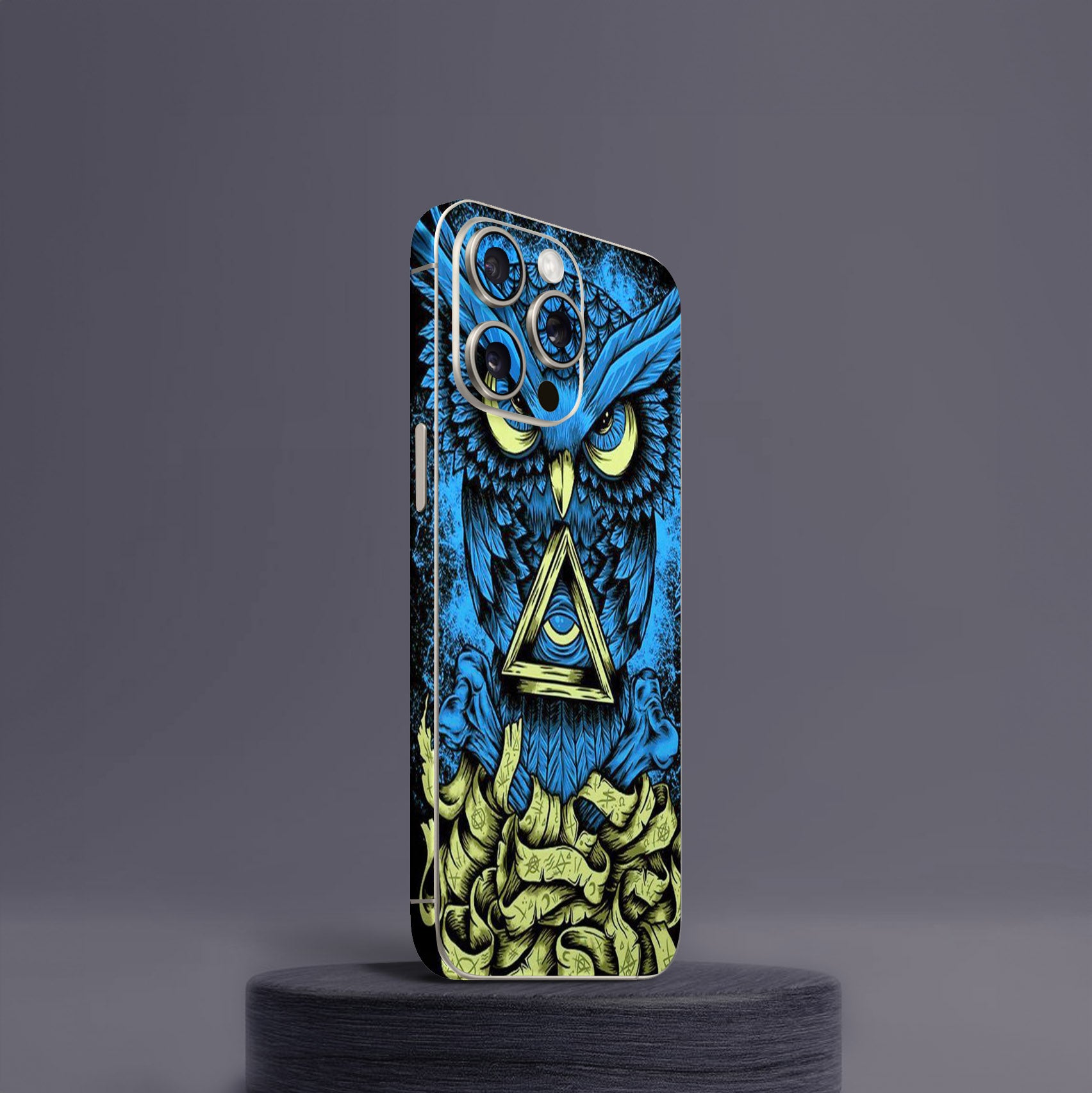 Night Owl Blue Mobile Skin