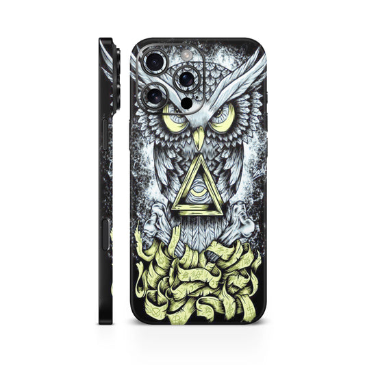 Night Owl White Mobile Skin