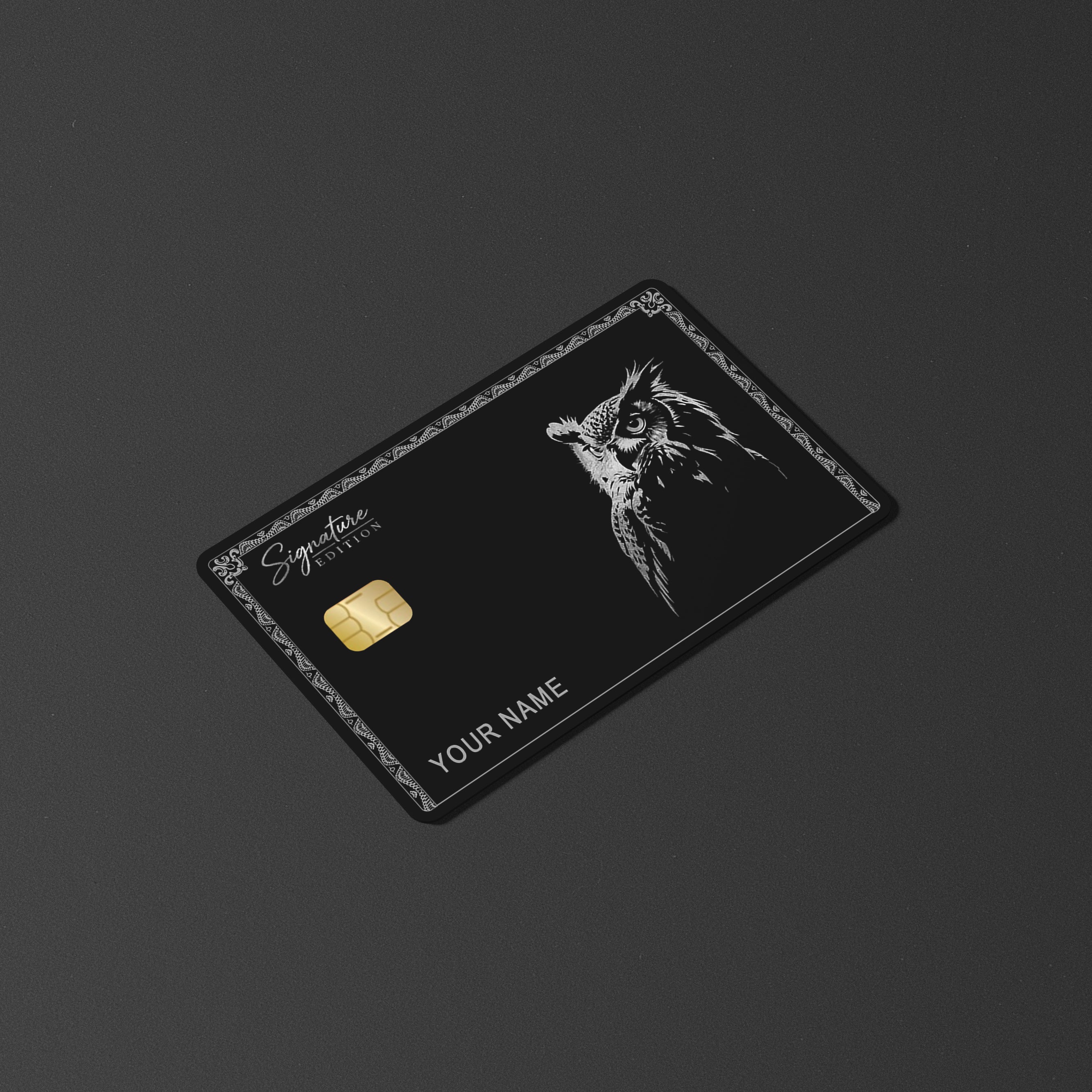 Owl Platinum Edition Card Skin