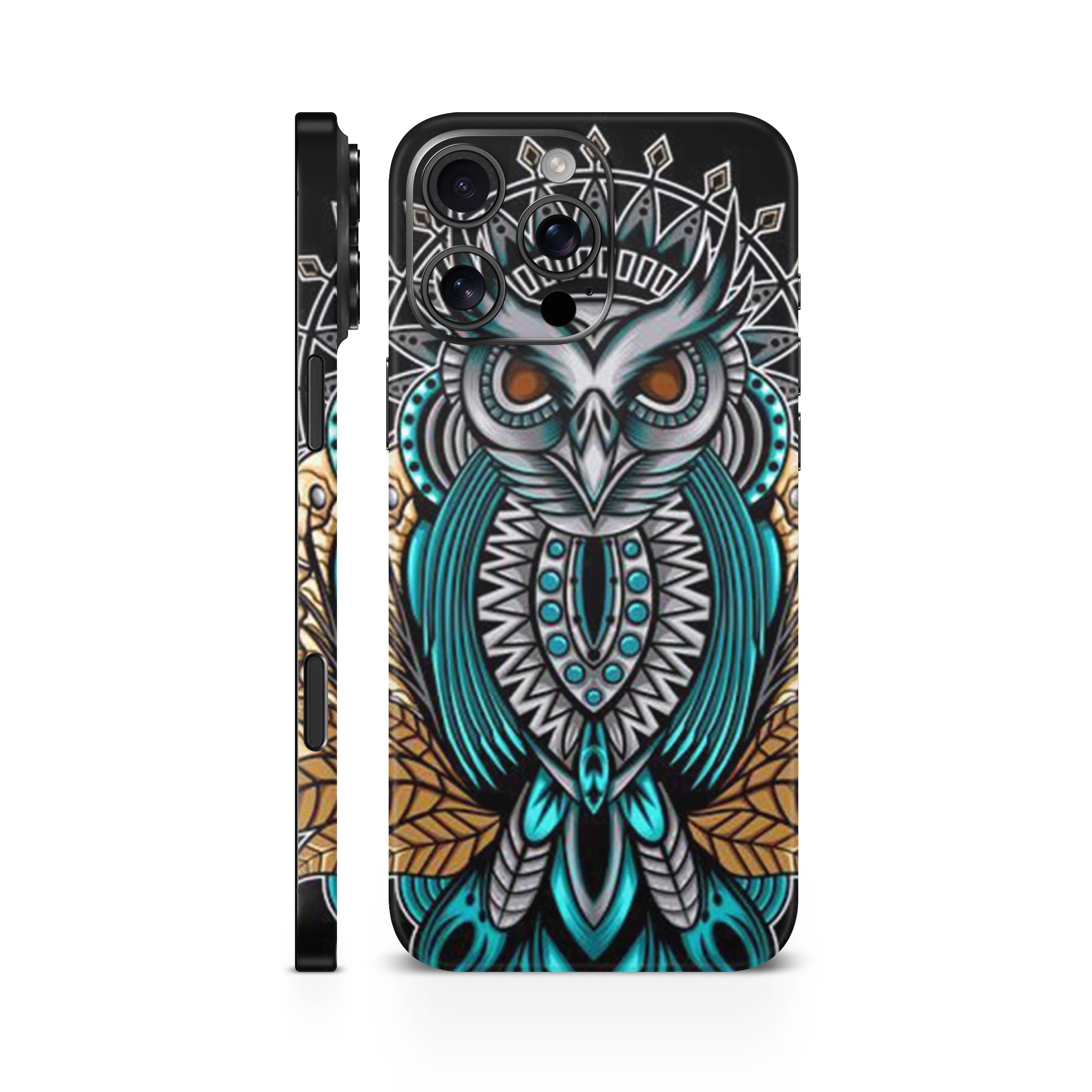 Owl Mandala Mobile Skin