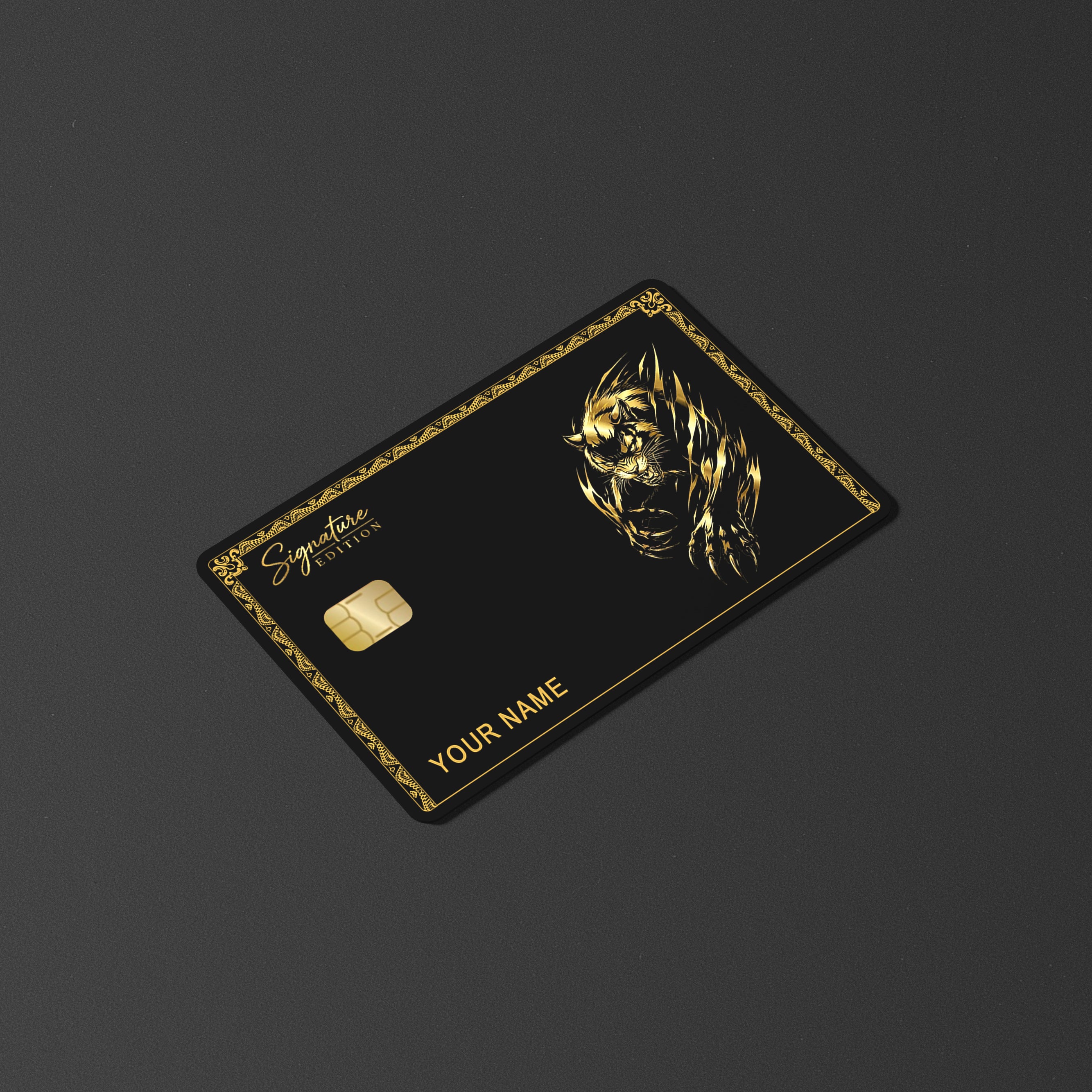 Panther Gold Edition Card Skin