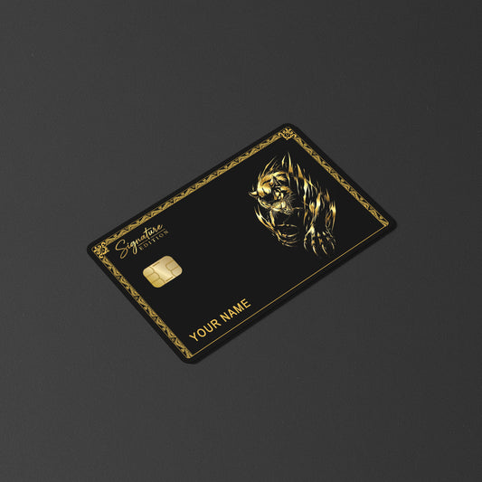Panther Gold Edition Card Skin