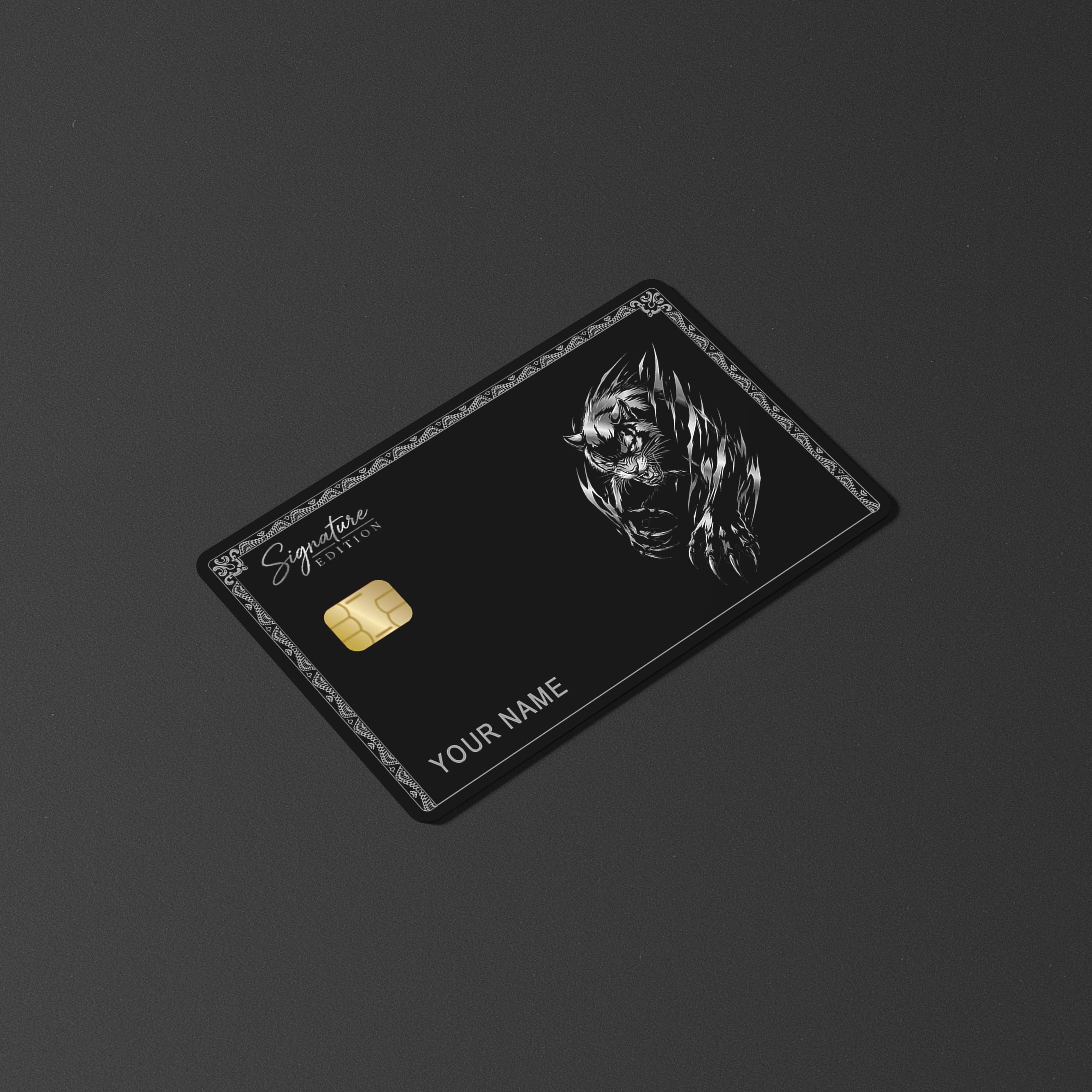 Panther Platinum Edition Card Skin