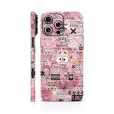Pink Abstract Mobile Skin