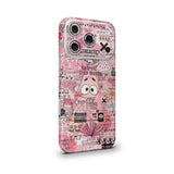 Pink Abstract Mobile Skin