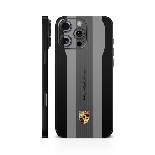 Porsche Black Mobile Skin