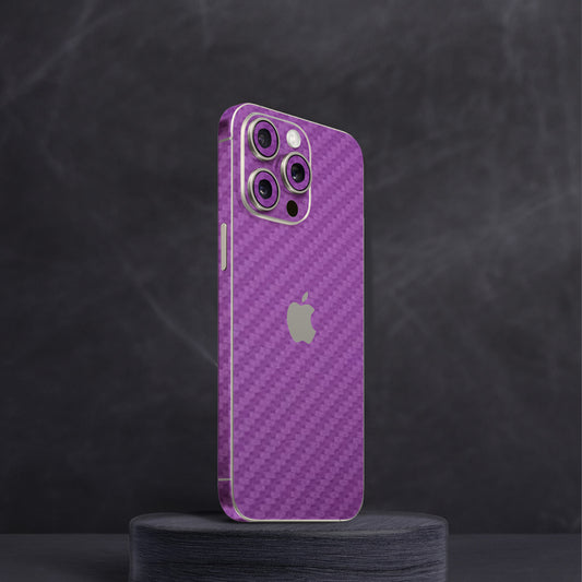 Purple Carbon Fiber Mobile Skin