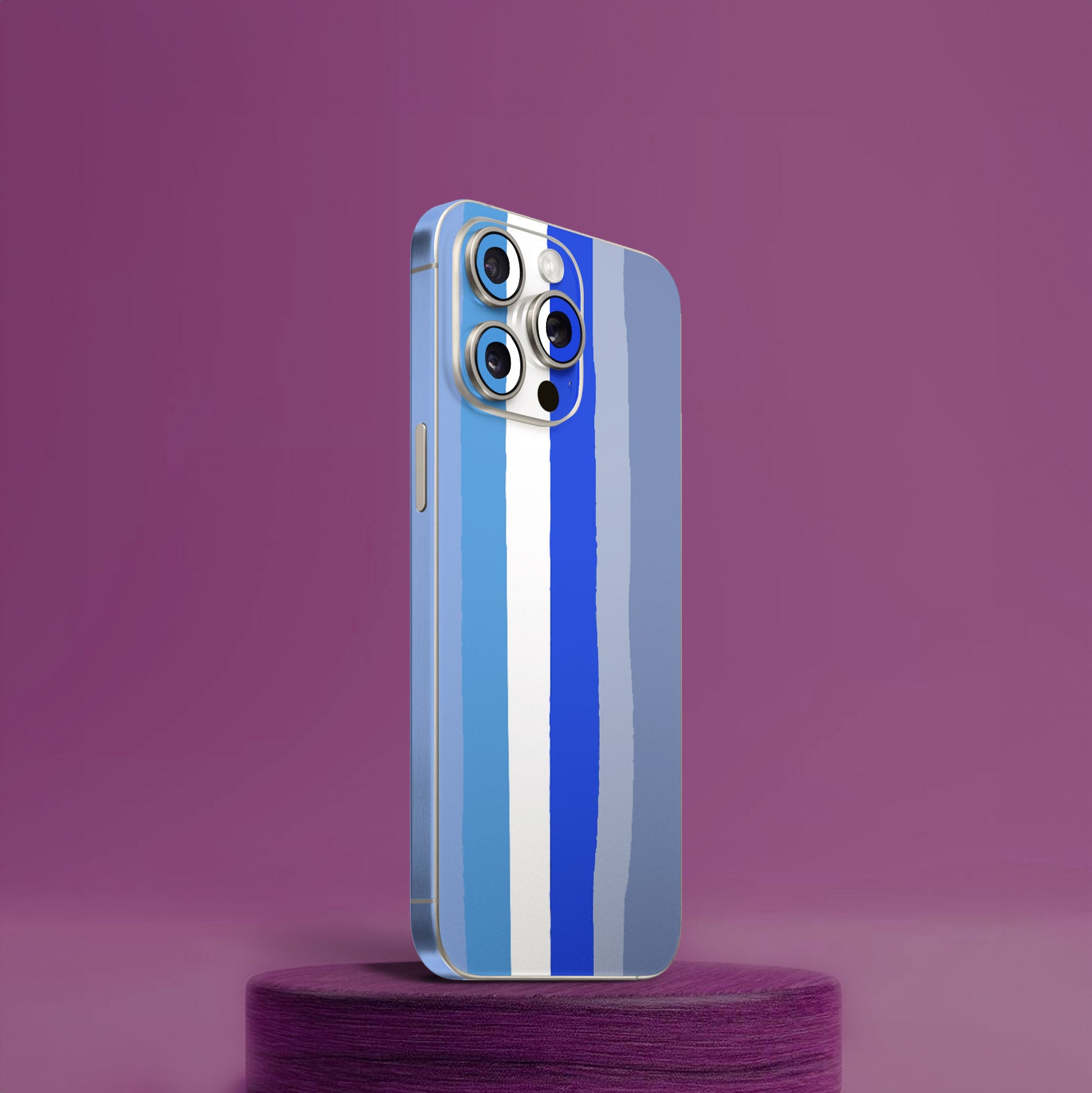 Rainbow Blue Mobile Skin