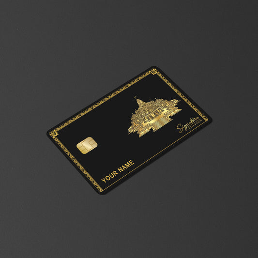 Ram Mandir Gold Edition Card Skin