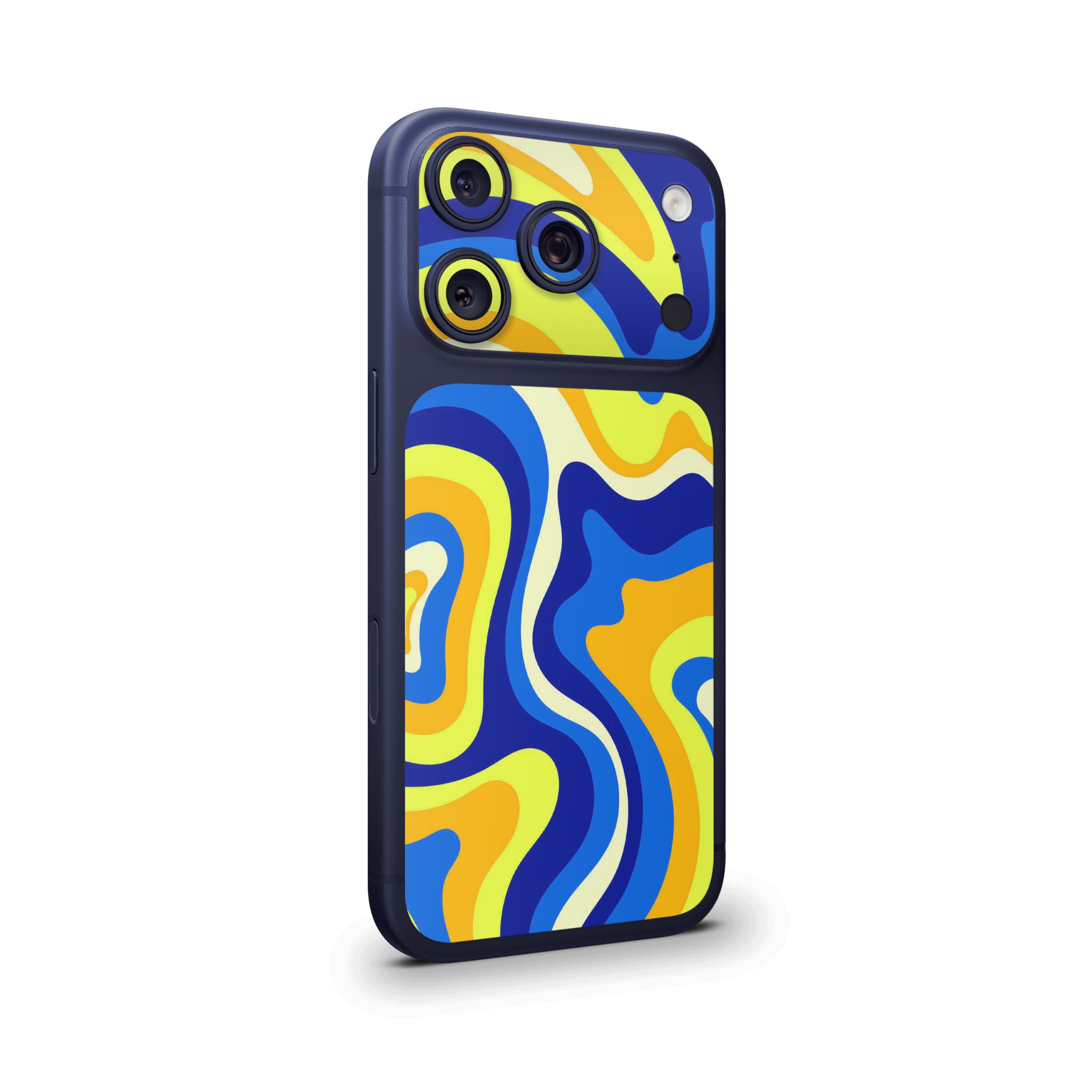Retro Abstract Camera & Pocket Skin for iPhone 17 Pro / 17 Pro Max