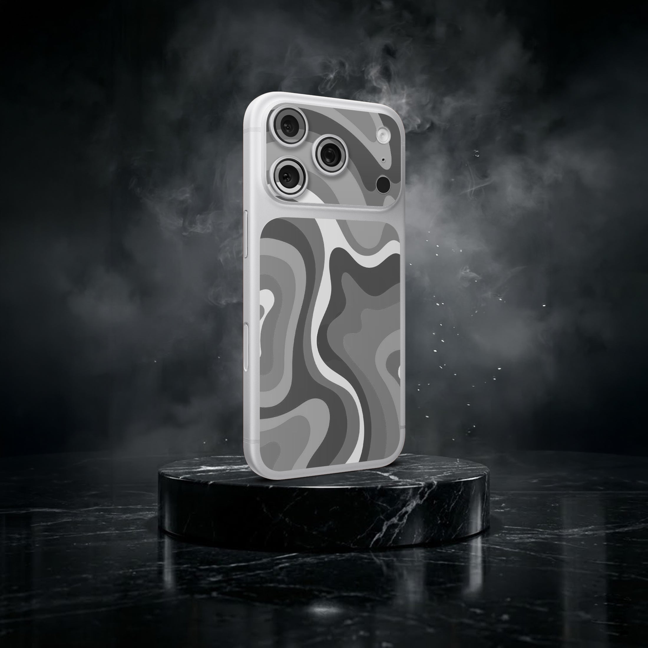 Retro Abstract Camera & Pocket Skin for iPhone 17 Pro / 17 Pro Max