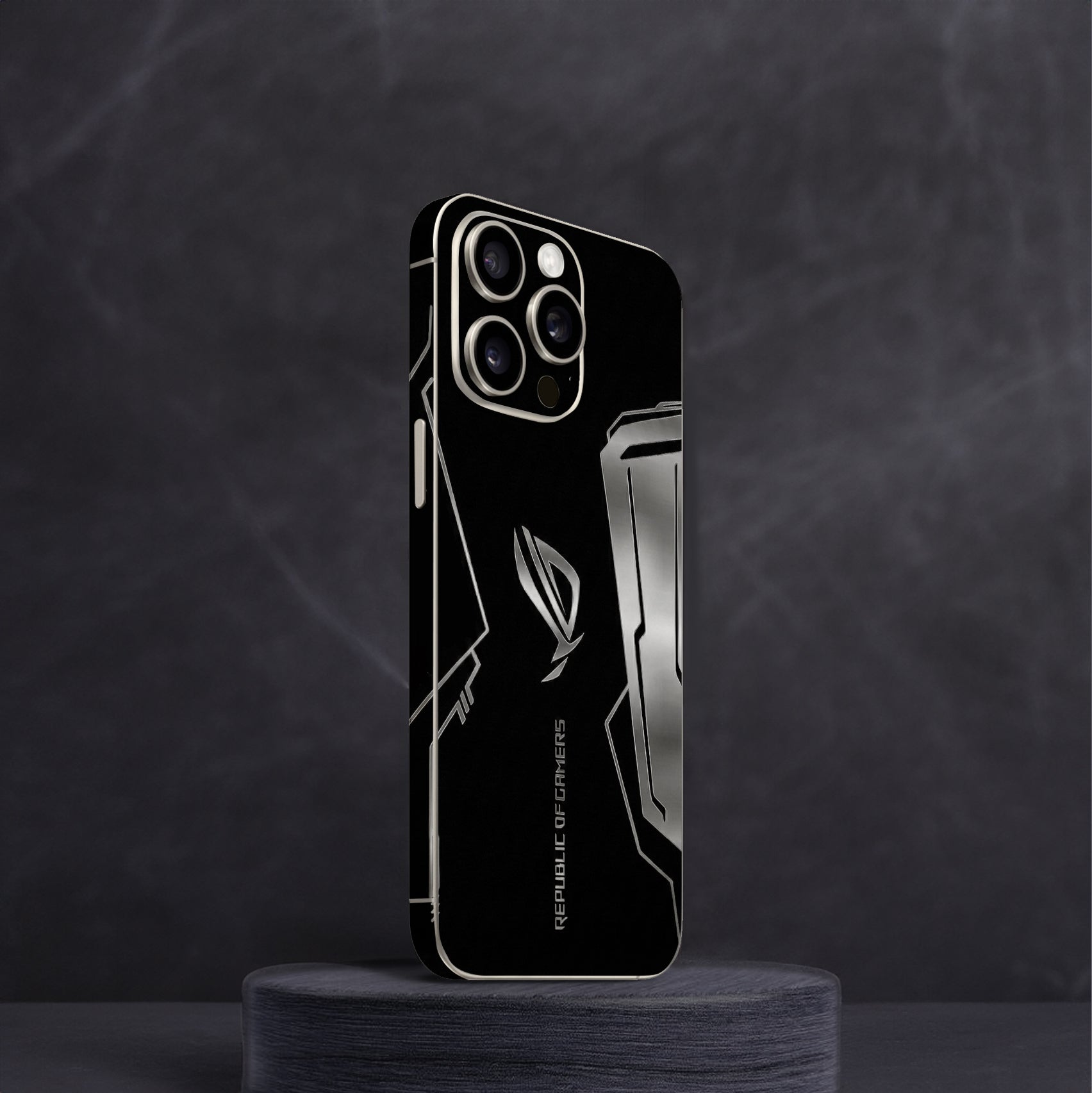 Rog Classic Silver Mobile Skin