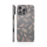 Rose Gold Feather Mobile Skin