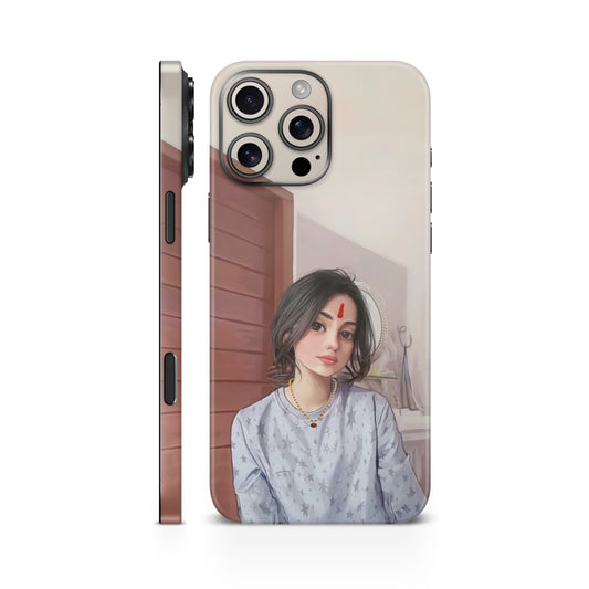 Sanatani Girl Art 3 Mobile Skin