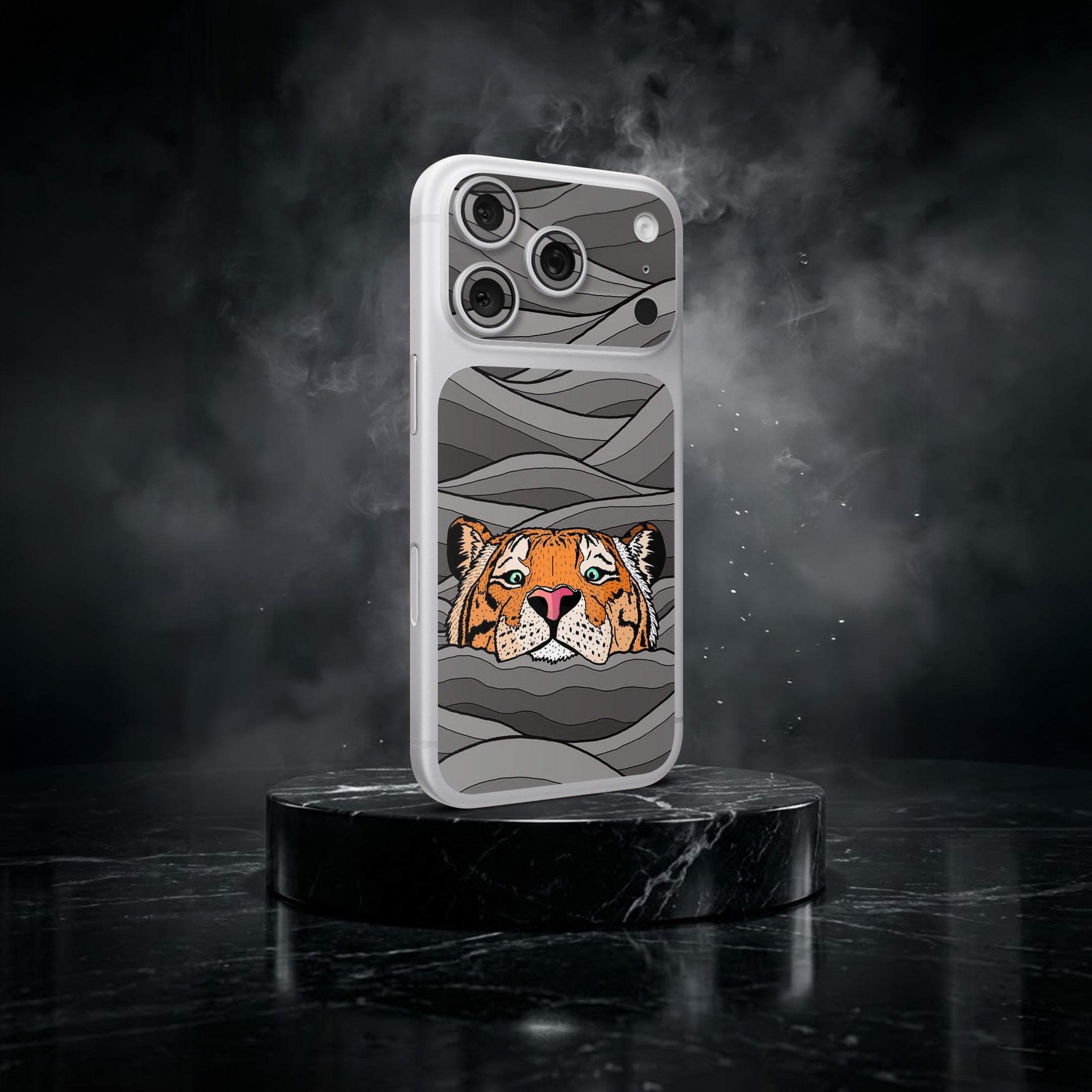 Sea Tiger Camera & Pocket Skin for iPhone 17 Pro / 17 Pro Max