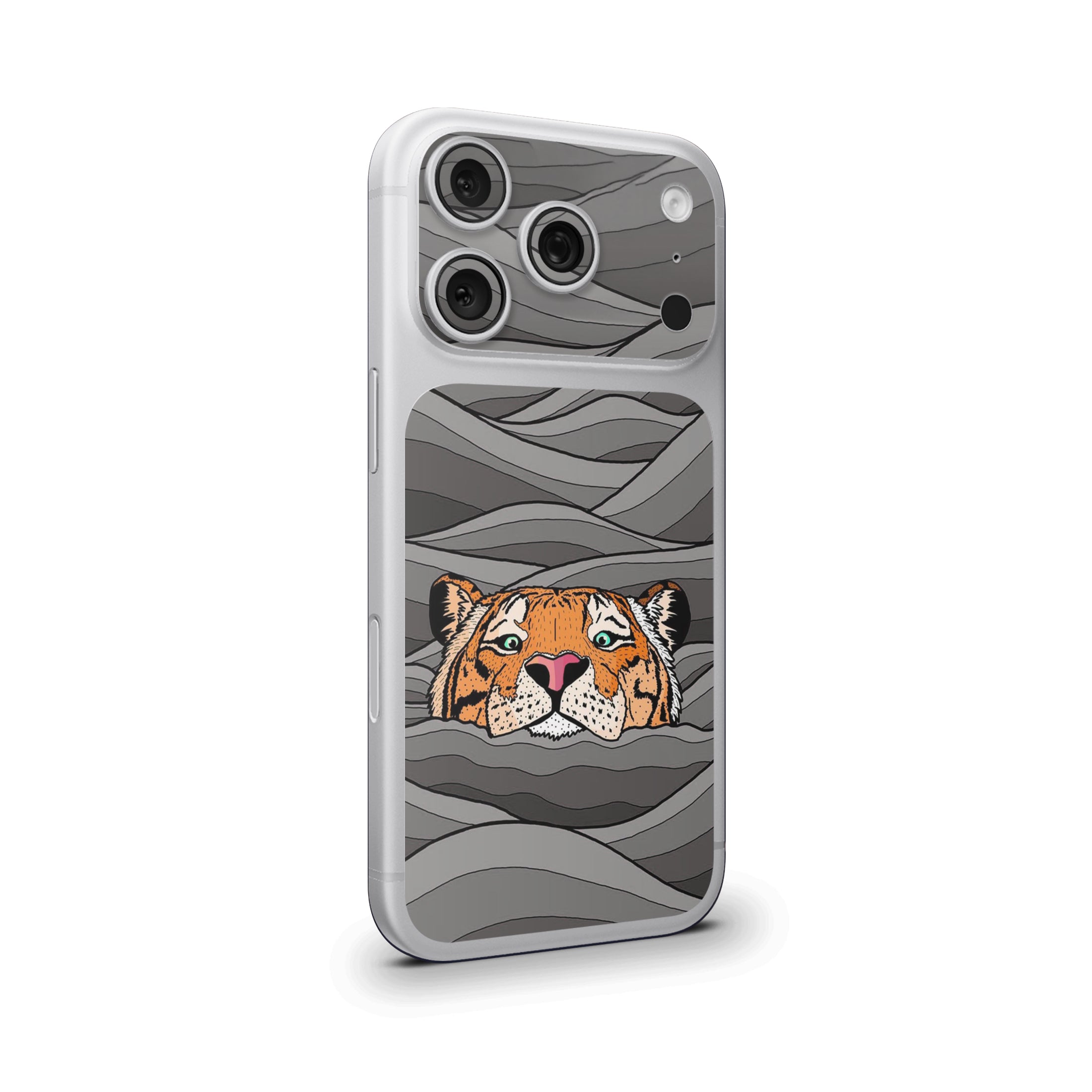 Sea Tiger Camera & Pocket Skin for iPhone 17 Pro / 17 Pro Max