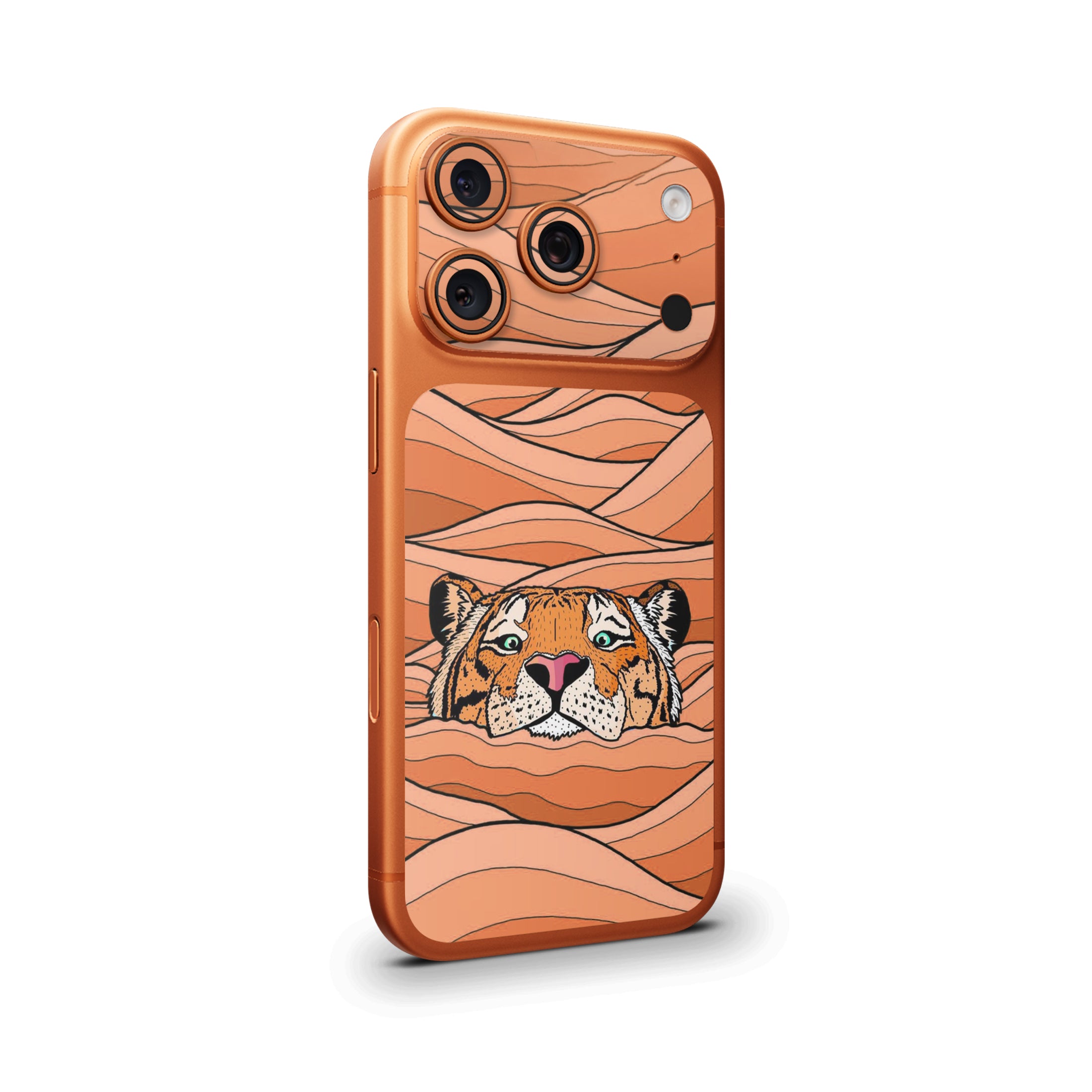 Sea Tiger Camera & Pocket Skin for iPhone 17 Pro / 17 Pro Max