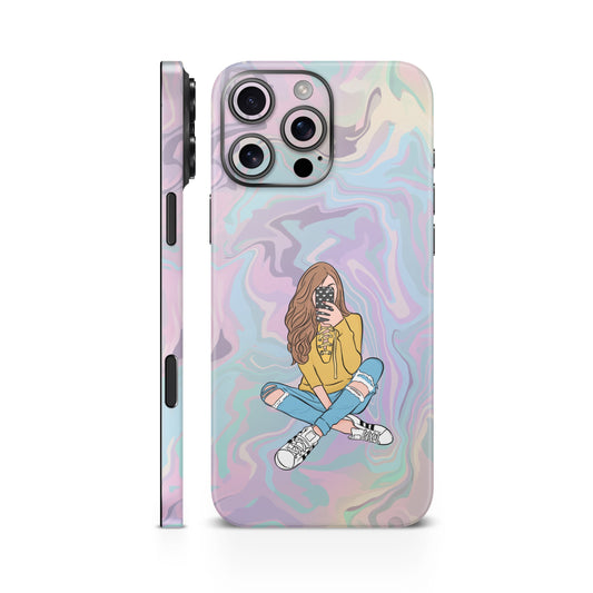 Selfie Girl Mobile Skin