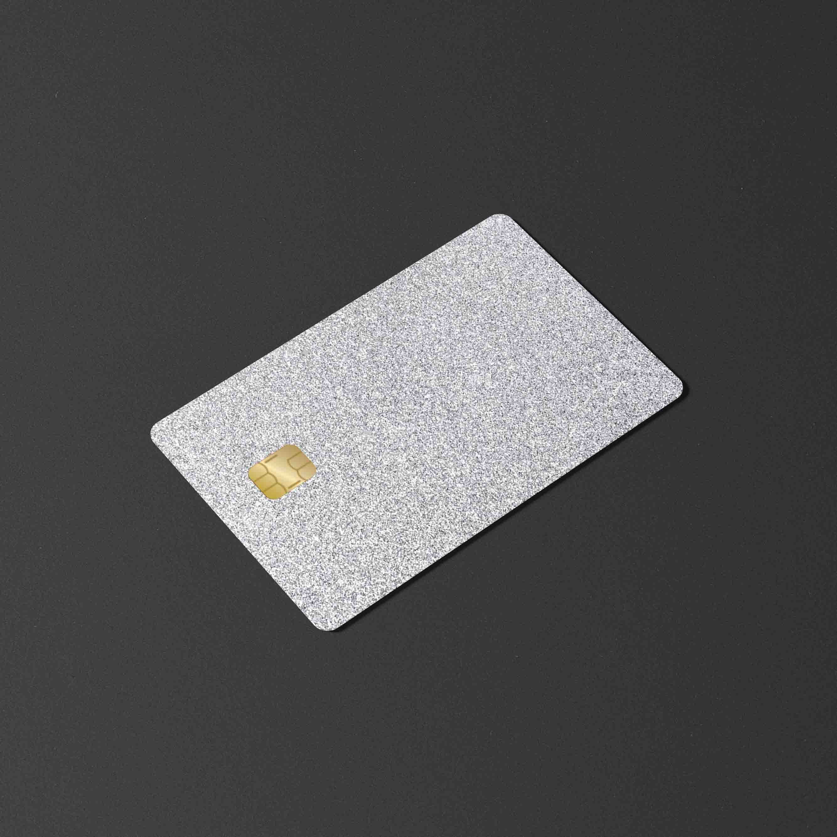 Silver Sparkle Card Skin