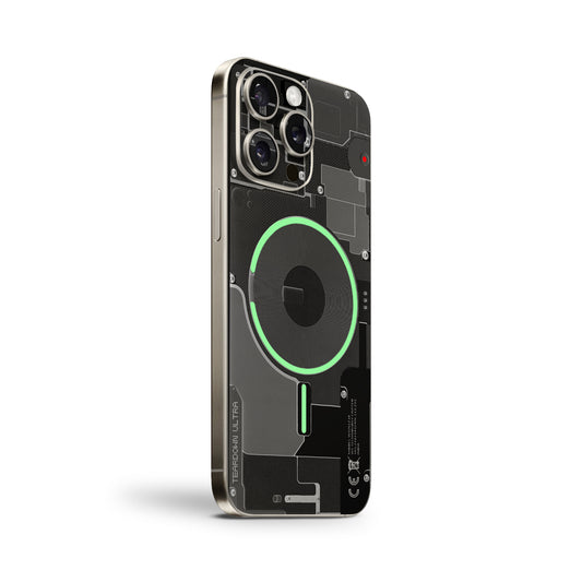 Teardown Black Neon Mobile Skin