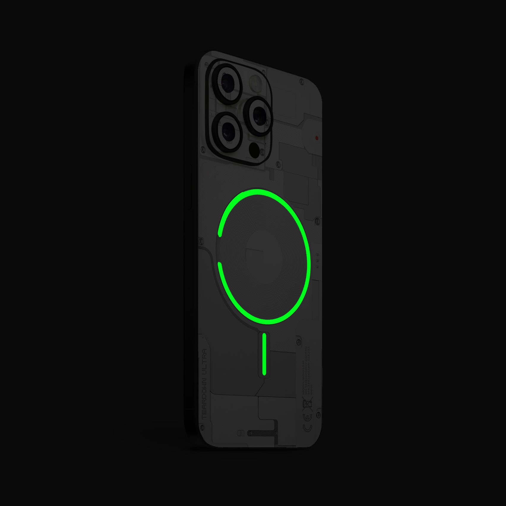 Teardown White Neon Mobile Skin