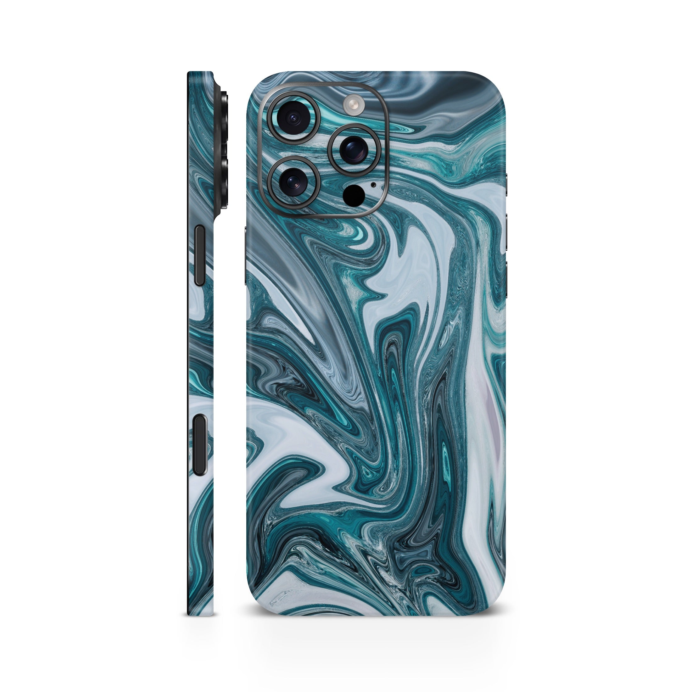 Teal Marble Mobile Skin