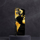 Travel Map 8 Gold Mobile Skin