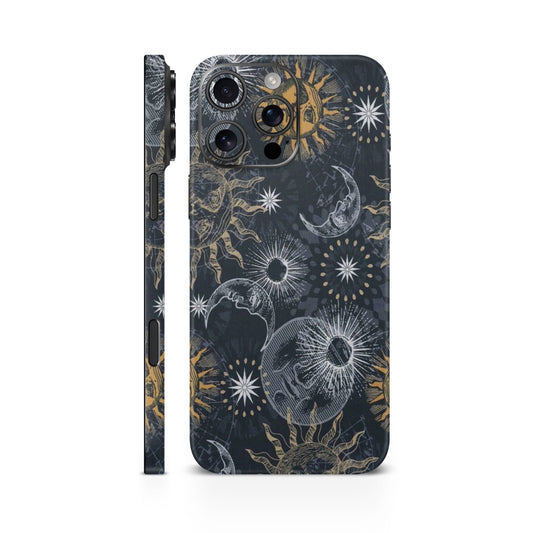 Sun and Moon Abstract Mobile Skin