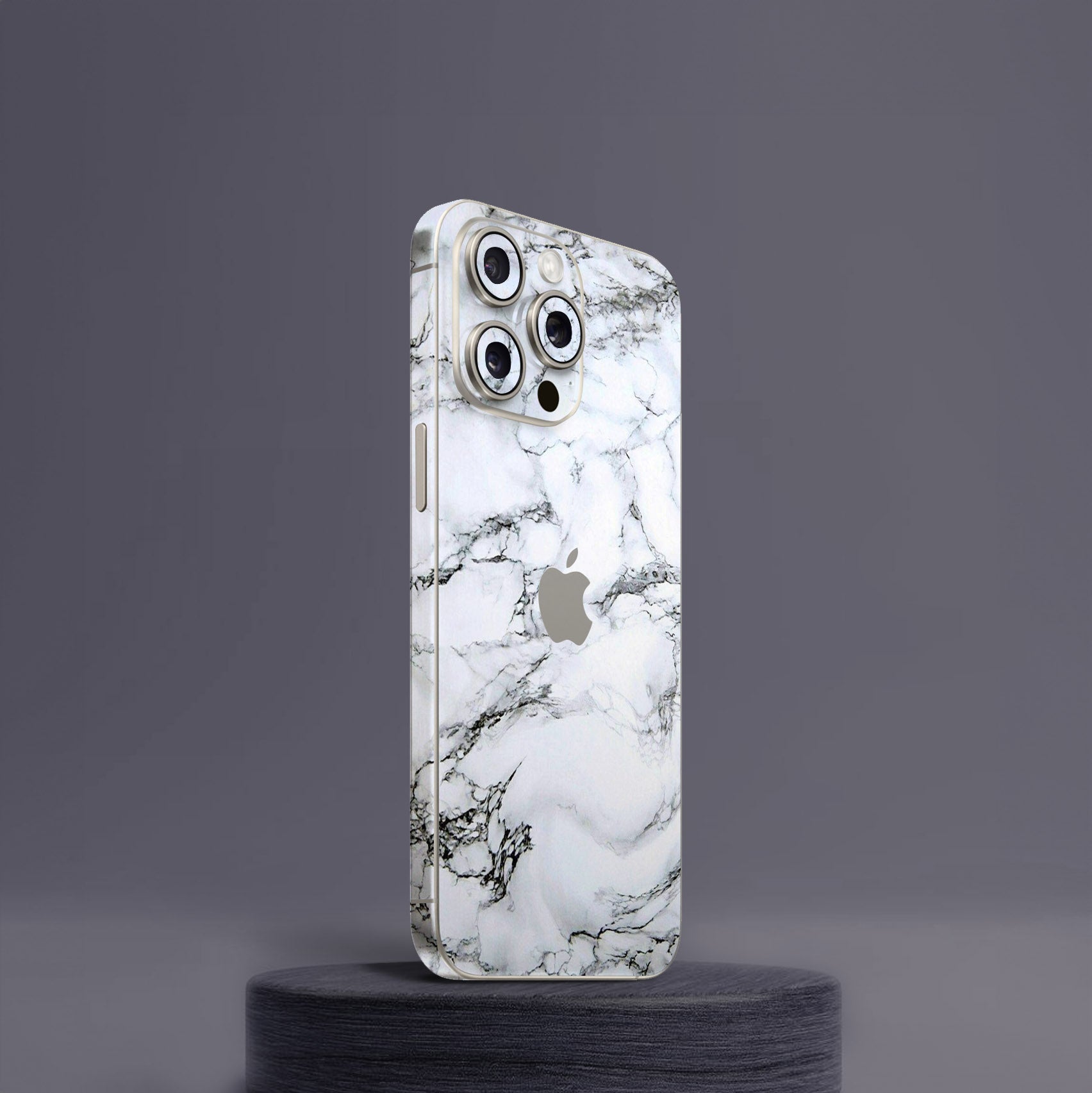 White Marble Mobile Skin