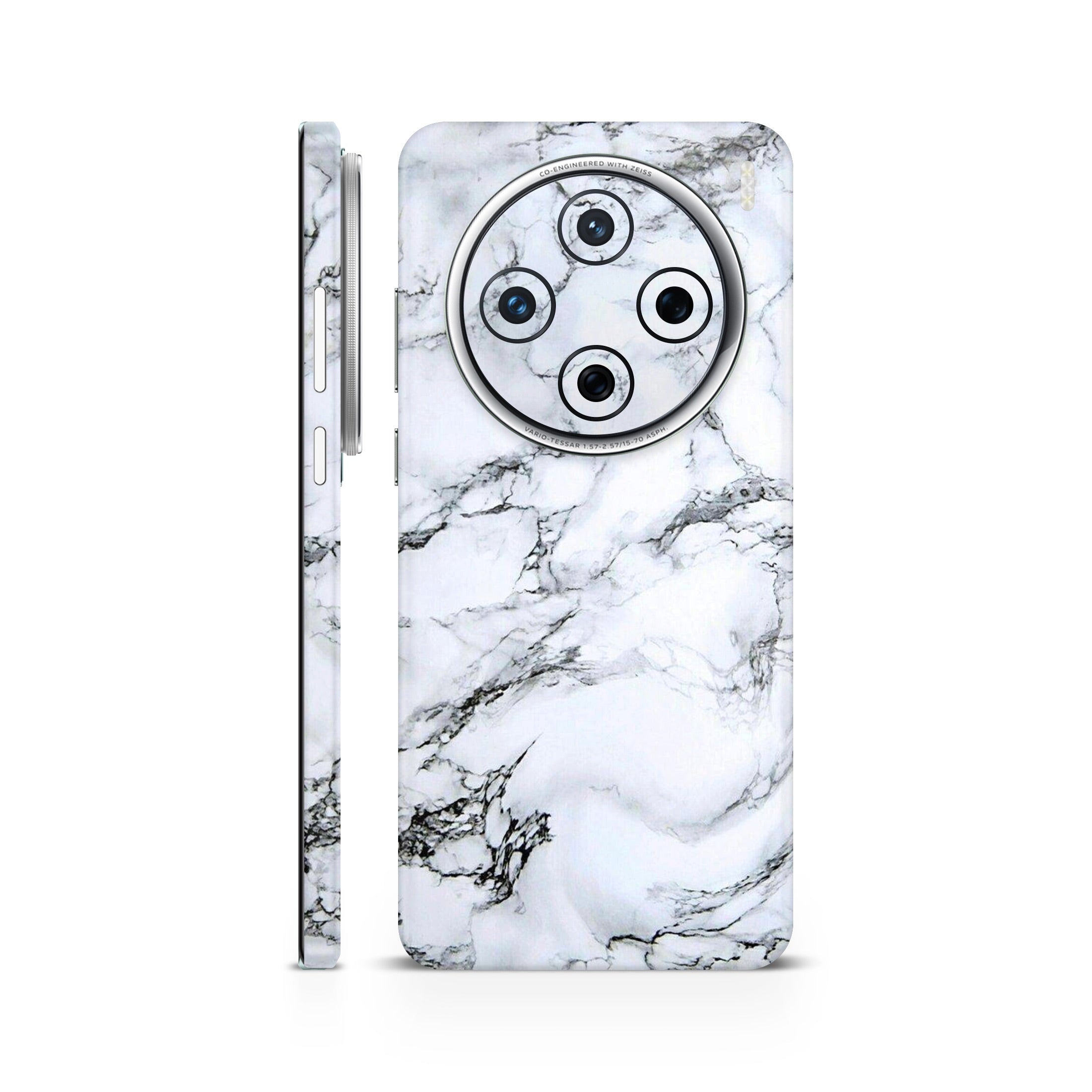 White Marble Mobile Skin