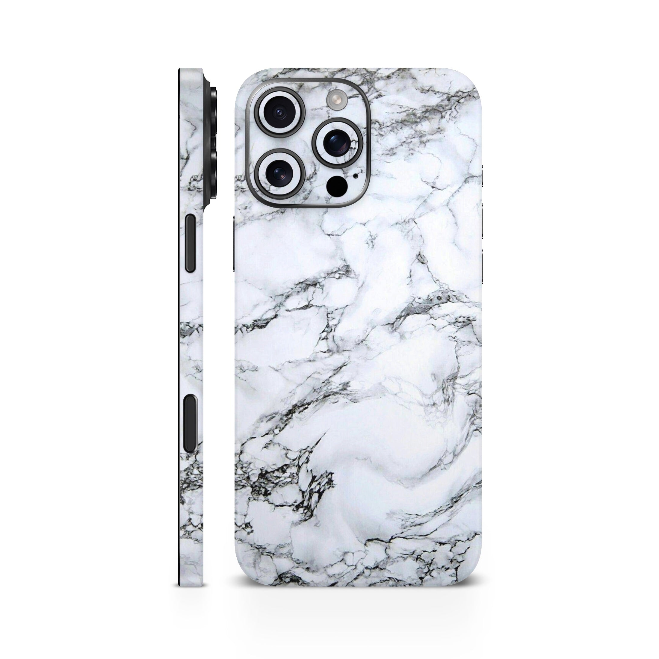 White Marble Mobile Skin