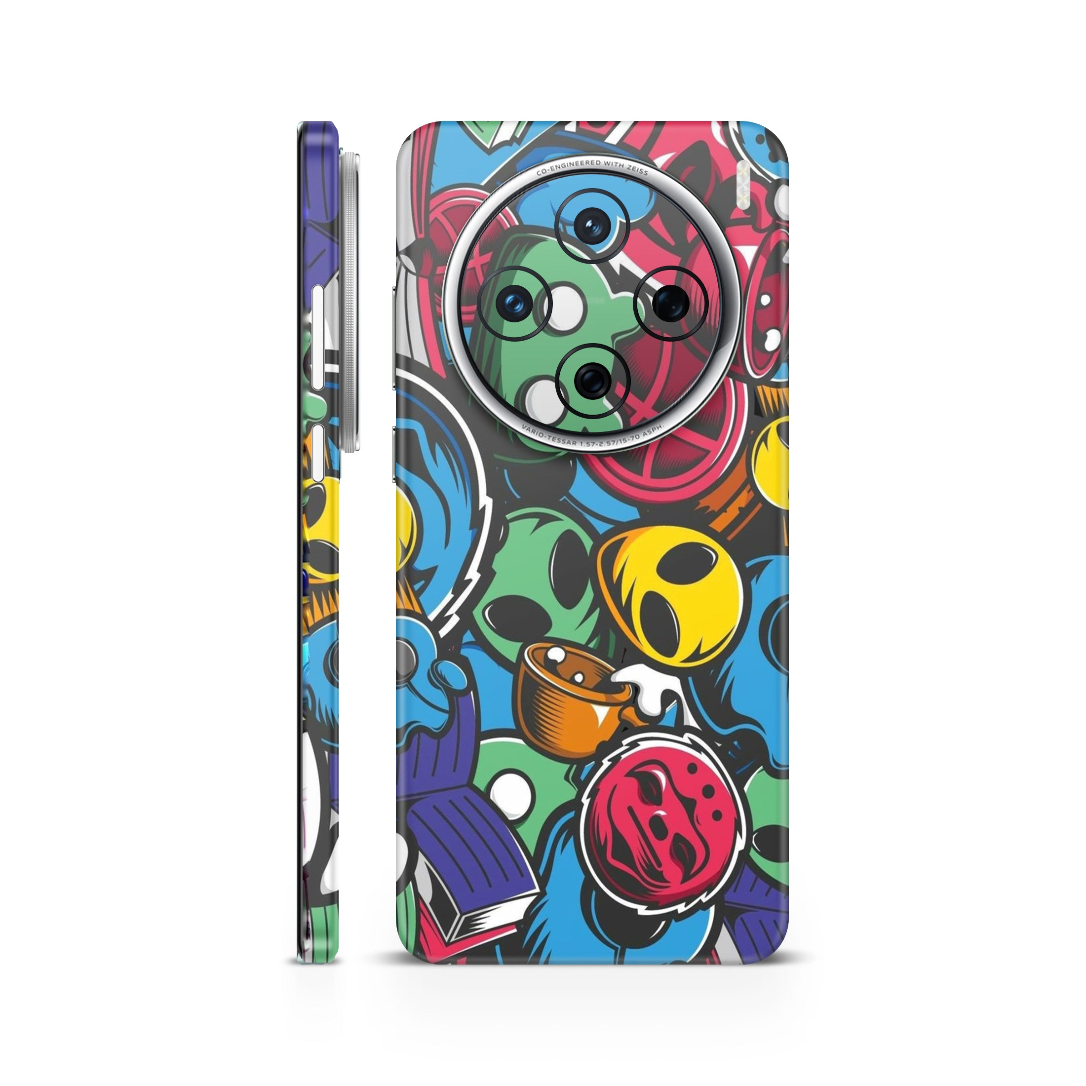 Alien Abstract Mobile Skin