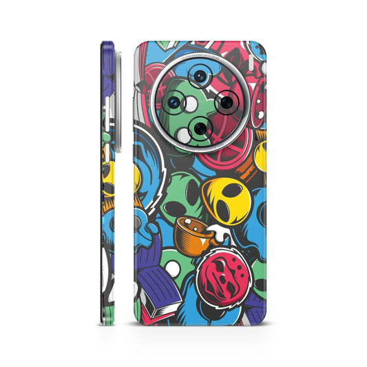 Alien Abstract Mobile Skin