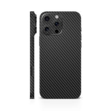 Black Carbon Fiber Mobile Skin