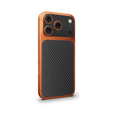 Black Carbon Fiber Camera & Pocket Skin for iPhone 17 Pro / 17 Pro Max