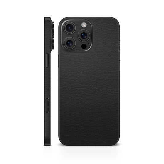 Black Leather Mobile Skin