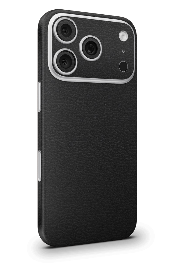 Black Leather Fiber Skin