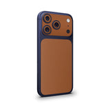 Brown Leather Camera & Pocket Skin for iPhone 17 Pro / 17 Pro Max
