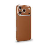 Brown Leather Mobile Skin