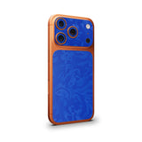 Blue Premium Camo Camera & Pocket Skin for iPhone 17 Pro / 17 Pro Max