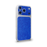 Blue Premium Camo Camera & Pocket Skin for iPhone 17 Pro / 17 Pro Max