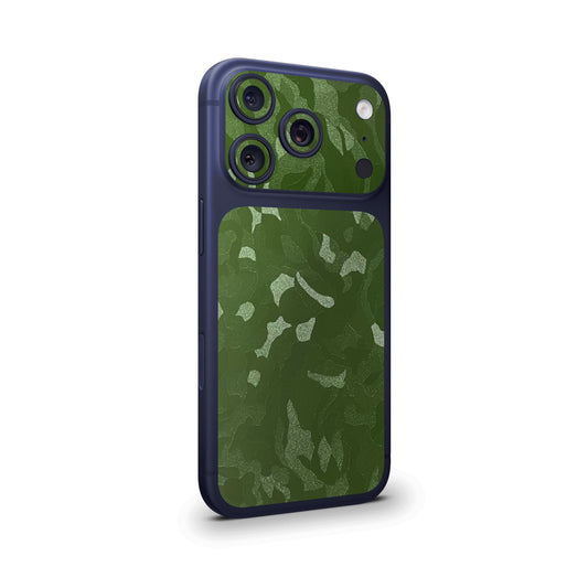 Green Premium Camo Camera & Pocket Skin for iPhone 17 Pro / 17 Pro Max