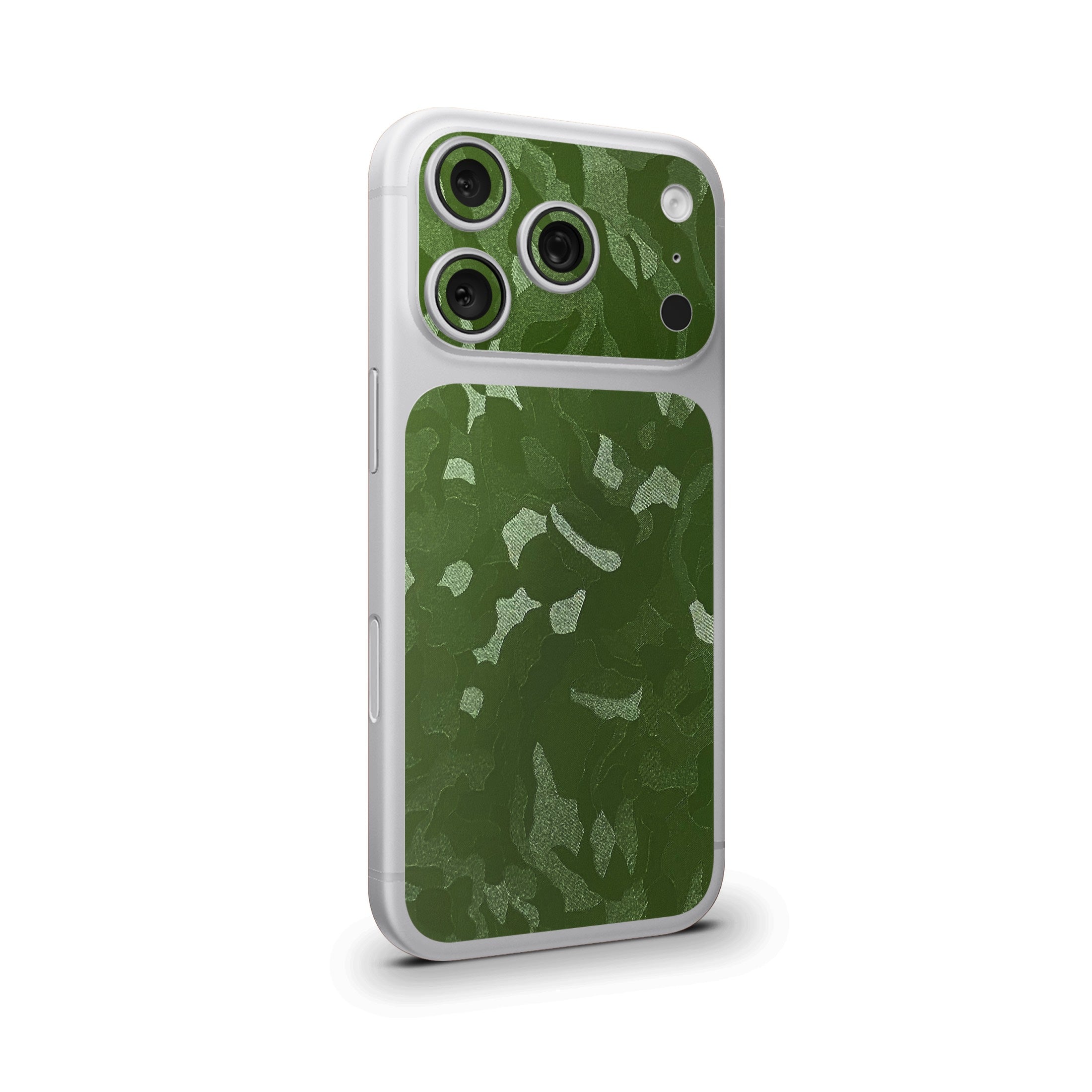 Green Premium Camo Camera & Pocket Skin for iPhone 17 Pro / 17 Pro Max