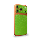 Neon Green Premium Camo Camera & Pocket Skin for iPhone 17 Pro / 17 Pro Max