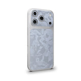 Silver Premium Camo Camera & Pocket Skin for iPhone 17 Pro / 17 Pro Max