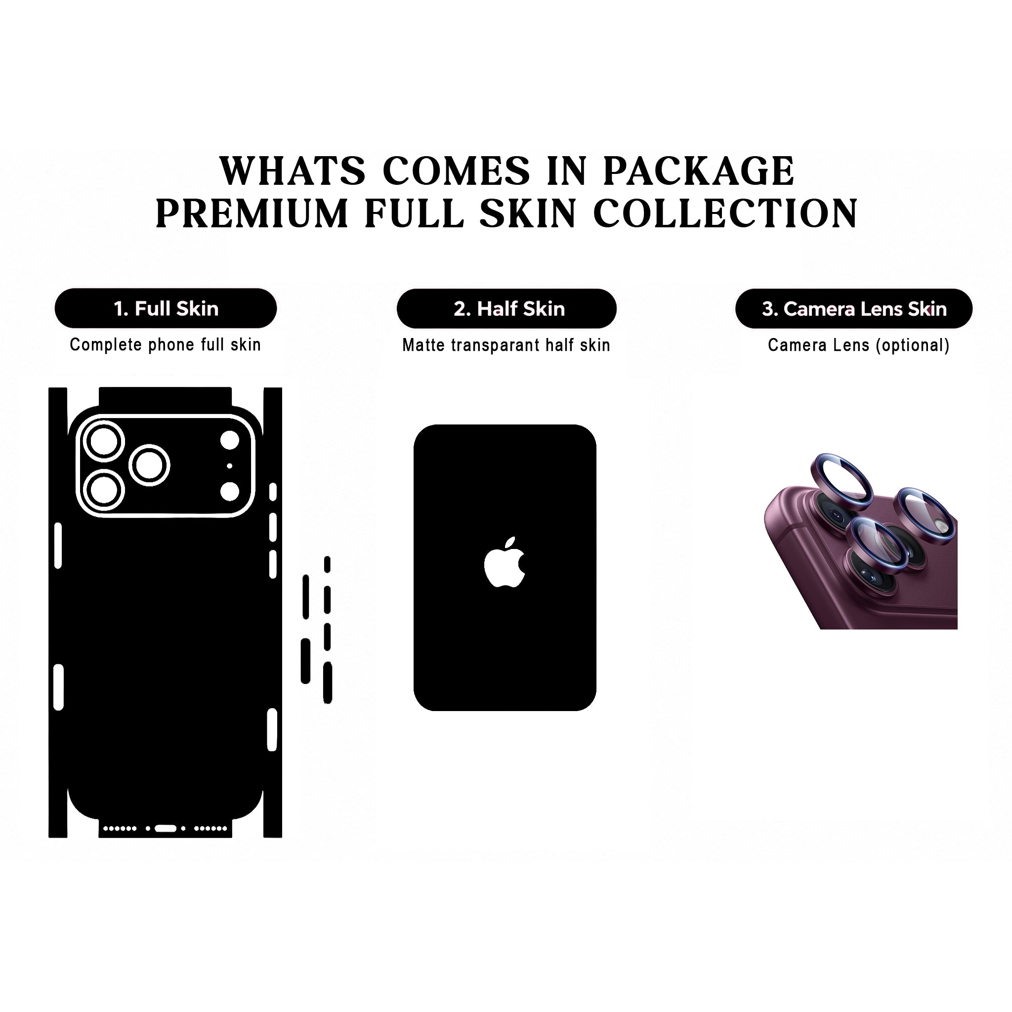 Burgundy Skin for iPhone 17 Pro / 17 Pro Max