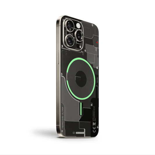 Teardown Black Neon Mobile Skin
